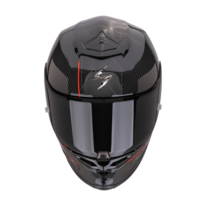 Casco SCORPION EXO-R1 EVO Carbon Air Cynergy Black-Red