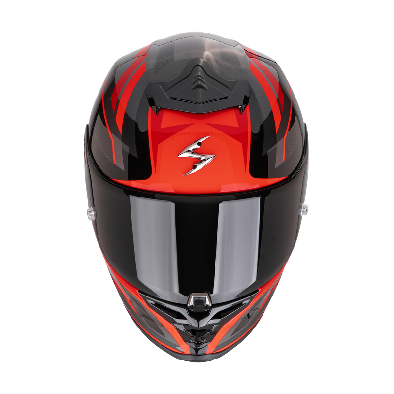 Casco SCORPION EXO-R1 EVO II Air Vital Black-Silver-Red