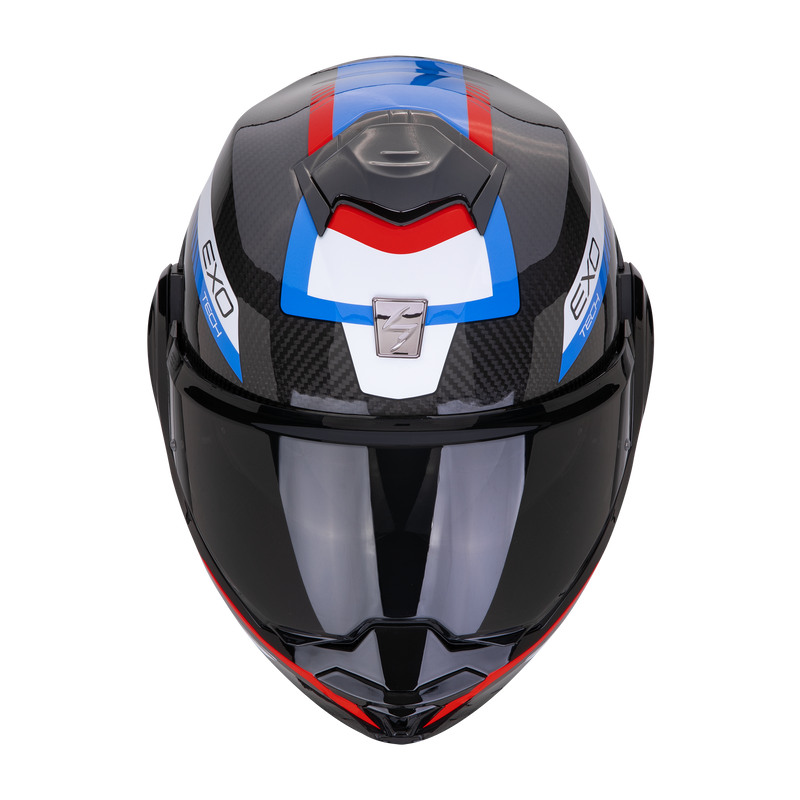 Casco SCORPION EXO-TECH EVO Carbon Cosy Black-Blue-Red