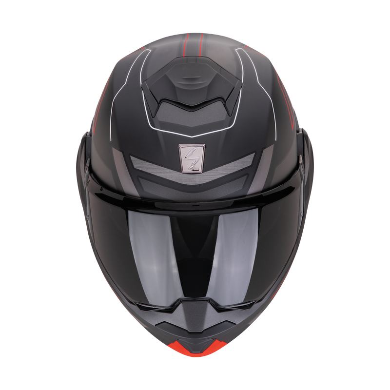 Casco SCORPION EXO-TECH EVO Conquer Matt Black-Red