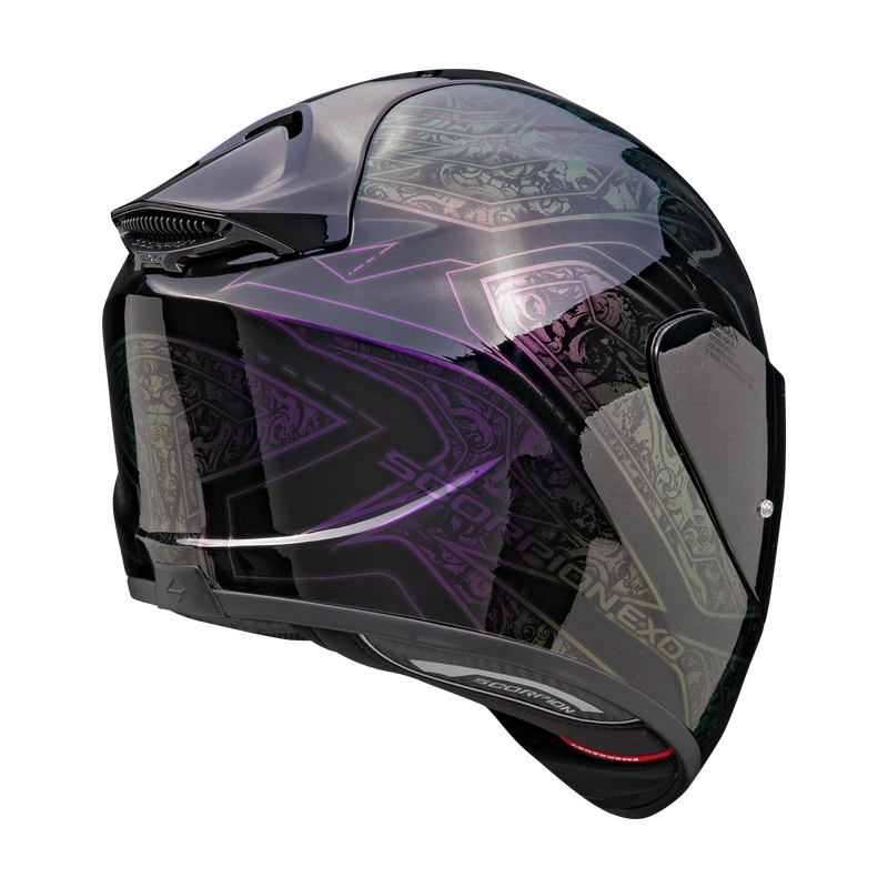 Casco SCORPION EXO-1400 EVO II Air Fantasy Black-Chameleon