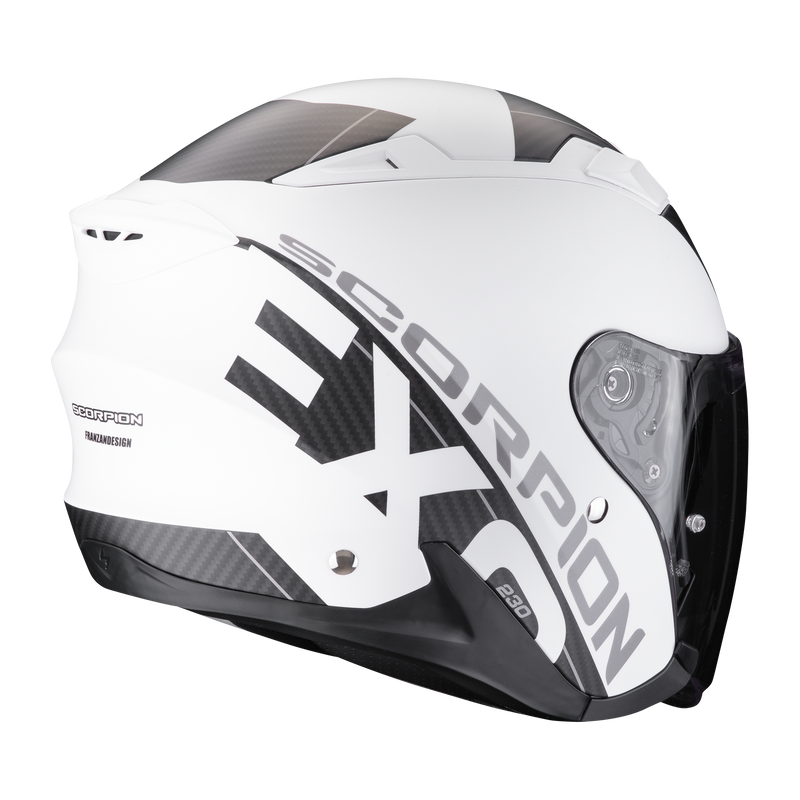 Casco SCORPION EXO-230 QR Matt White-Black