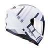 Casco SCORPION EXO-520 EVO Air Banshee Matt White-Blue-Purple