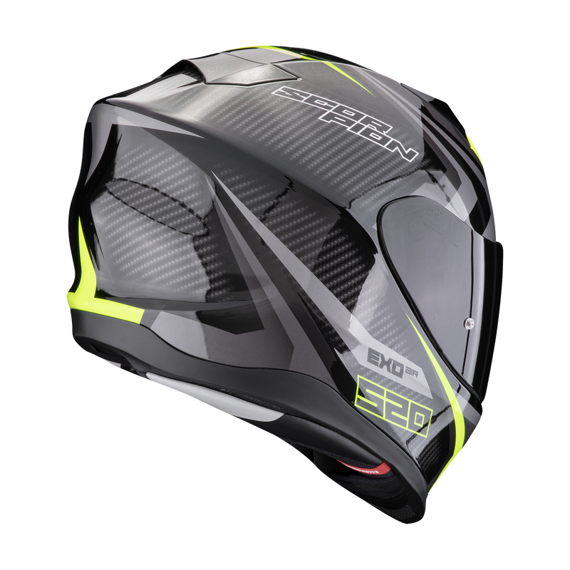 Casco SCORPION EXO-520 EVO Air Terra Black-Silver-Neon Yellow