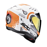 Casco SCORPION EXO-520 EVO Air Titan White-Orange