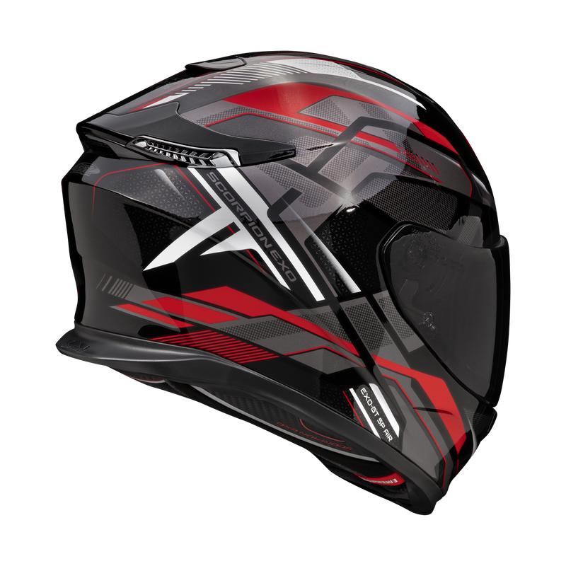 Casco SCORPION EXO-GT SP Air Augusta Black-Grey-Red