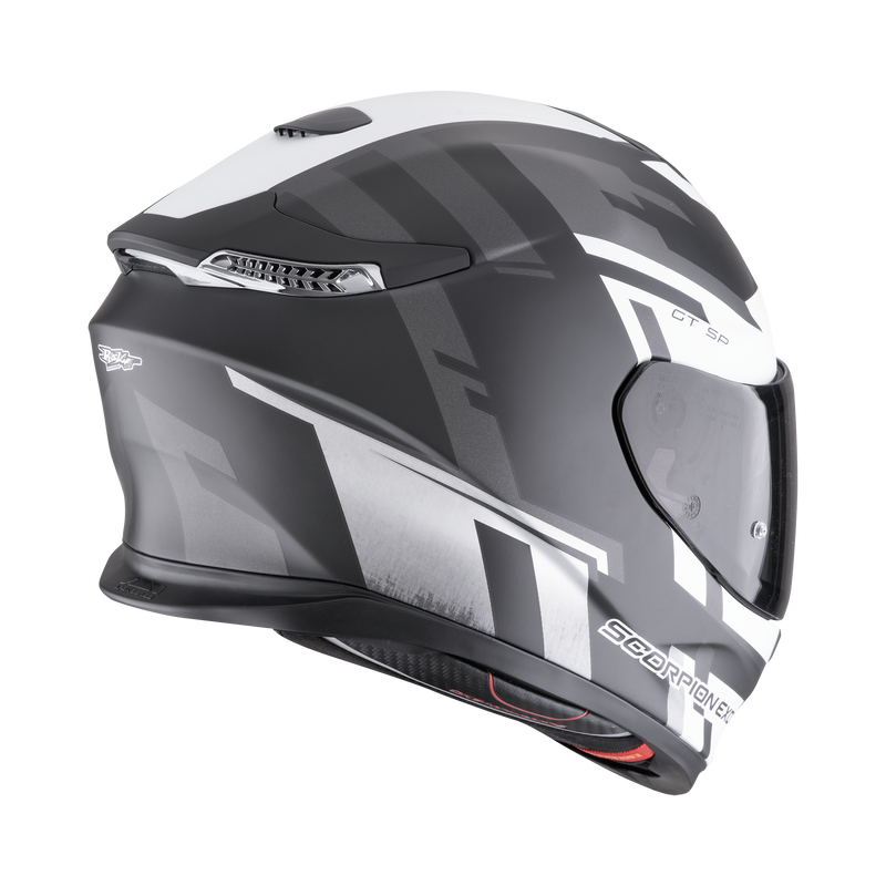 Casco SCORPION EXO-GT SP Air Tornado Matt Black-Silver