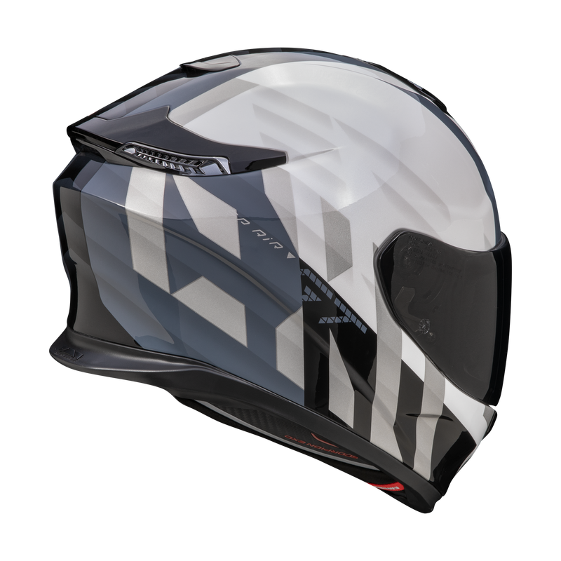 Casco SCORPION EXO-GT SP Air Touradven Pearl White-Silver