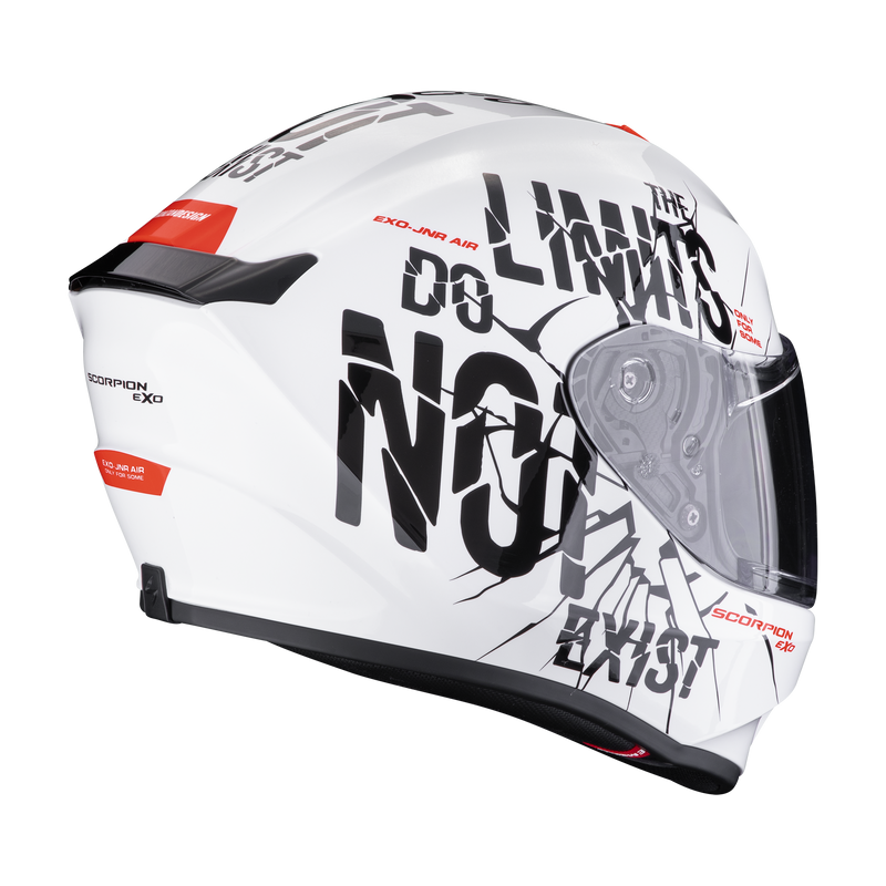 Casco SCORPION EXO-JNR Air Boum White-Black