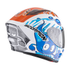 Casco SCORPION EXO-JNR Air THE4ELEMENTS White-Blue-Orange