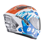 Casco SCORPION EXO-JNR Air THE4ELEMENTS White-Blue-Orange