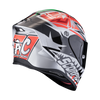 Casco SCORPION EXO-R1 EVO Air Zaccone Replica Silver-Black-Red