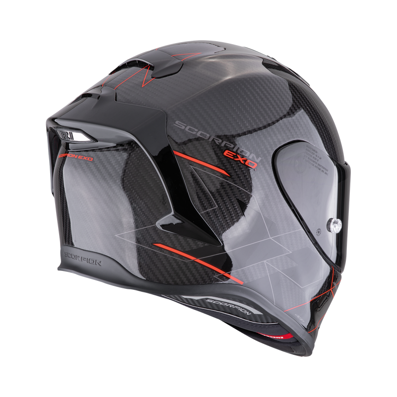 Casco SCORPION EXO-R1 EVO Carbon Air Cynergy Black-Red