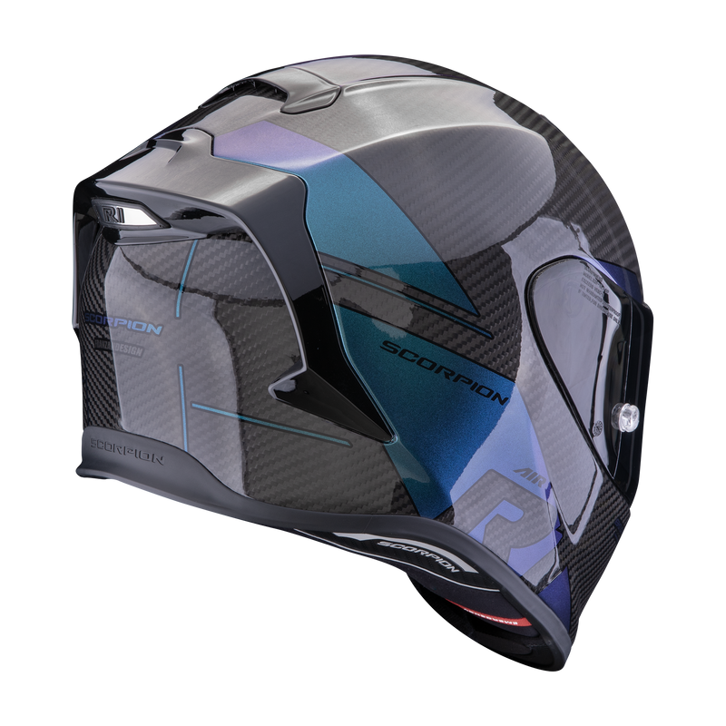 Casco SCORPION EXO-R1 EVO Carbon Air Rally Black-Chameleon