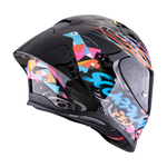 Casco SCORPION EXO-R1 EVO Air Savage Black-Blue-Pink