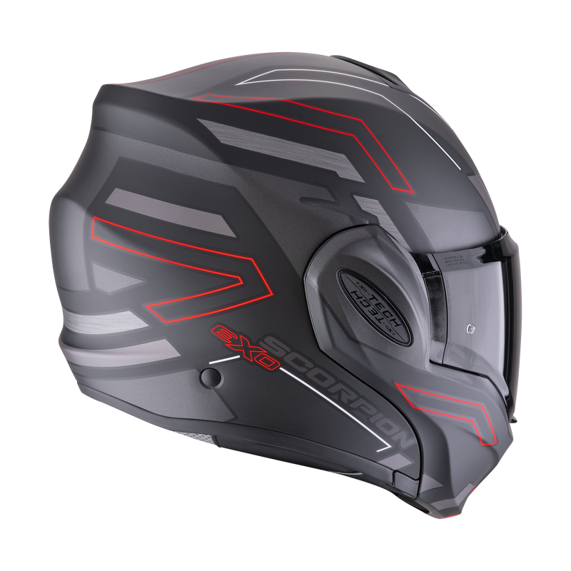 Casco SCORPION EXO-TECH EVO Conquer Matt Black-Red