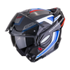 Casco SCORPION EXO-TECH EVO Carbon Cosy Black-Blue-Red