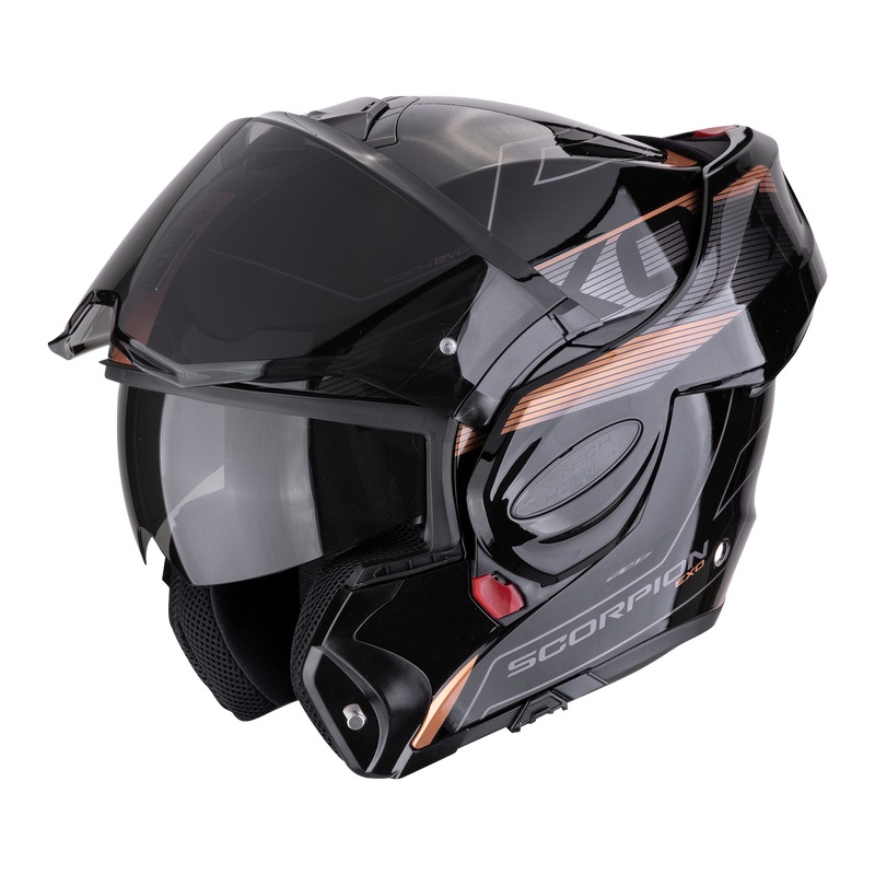 Casco SCORPION EXO-TECH EVO Traveller Black-Copper