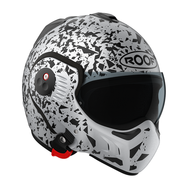 Casco ROOF BOXXER ALPHA BLACKSTAR MATT SILVERWHITE / BLACK