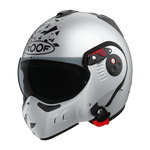 Casco ROOF BOXXER ALPHA BLACKSTAR MATT SILVERWHITE / BLACK