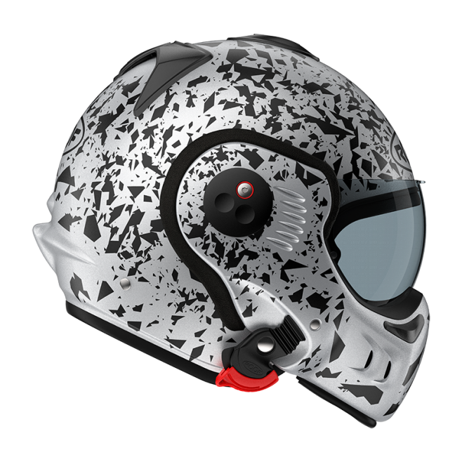 Casco ROOF BOXXER ALPHA BLACKSTAR MATT SILVERWHITE / BLACK