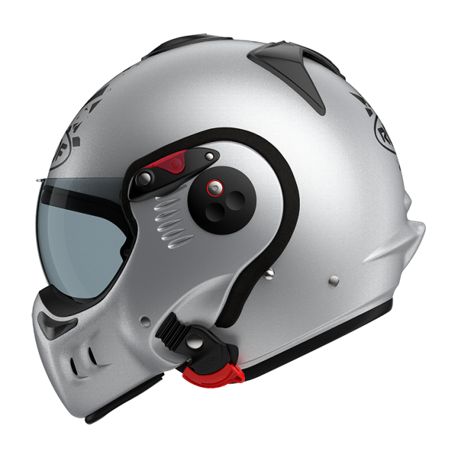 Casco ROOF BOXXER ALPHA BLACKSTAR MATT SILVERWHITE / BLACK