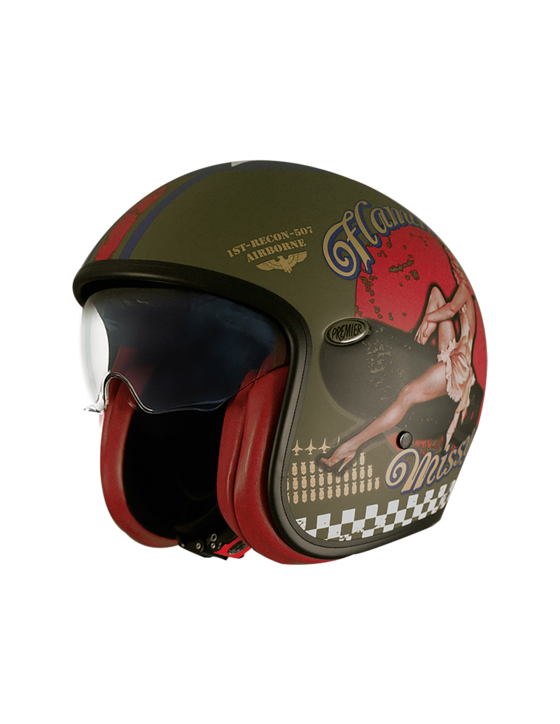 Casco PREMIER Vintage PIN UP Military BM